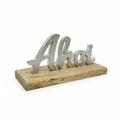 Schild ahoi freisteller