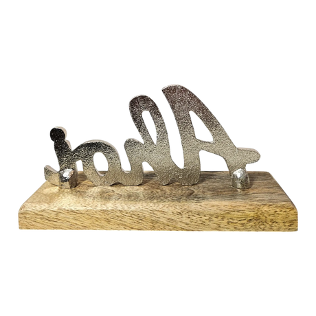 Schriftzug ahoi von hinten Meinposten