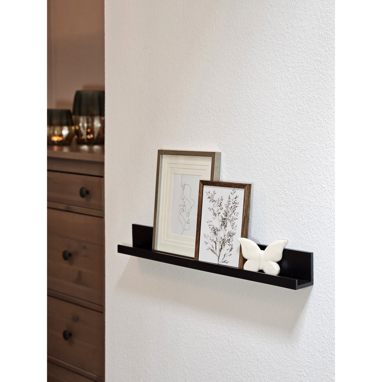 Fotoleiste Bilderleiste Schweberegal Holzregal Wandregal Bücherregal Wandboard
