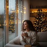 Lichterkette Weihnachtsdeko Tannenbaum Stern 138 LED Innen Außen Sternenvorhang