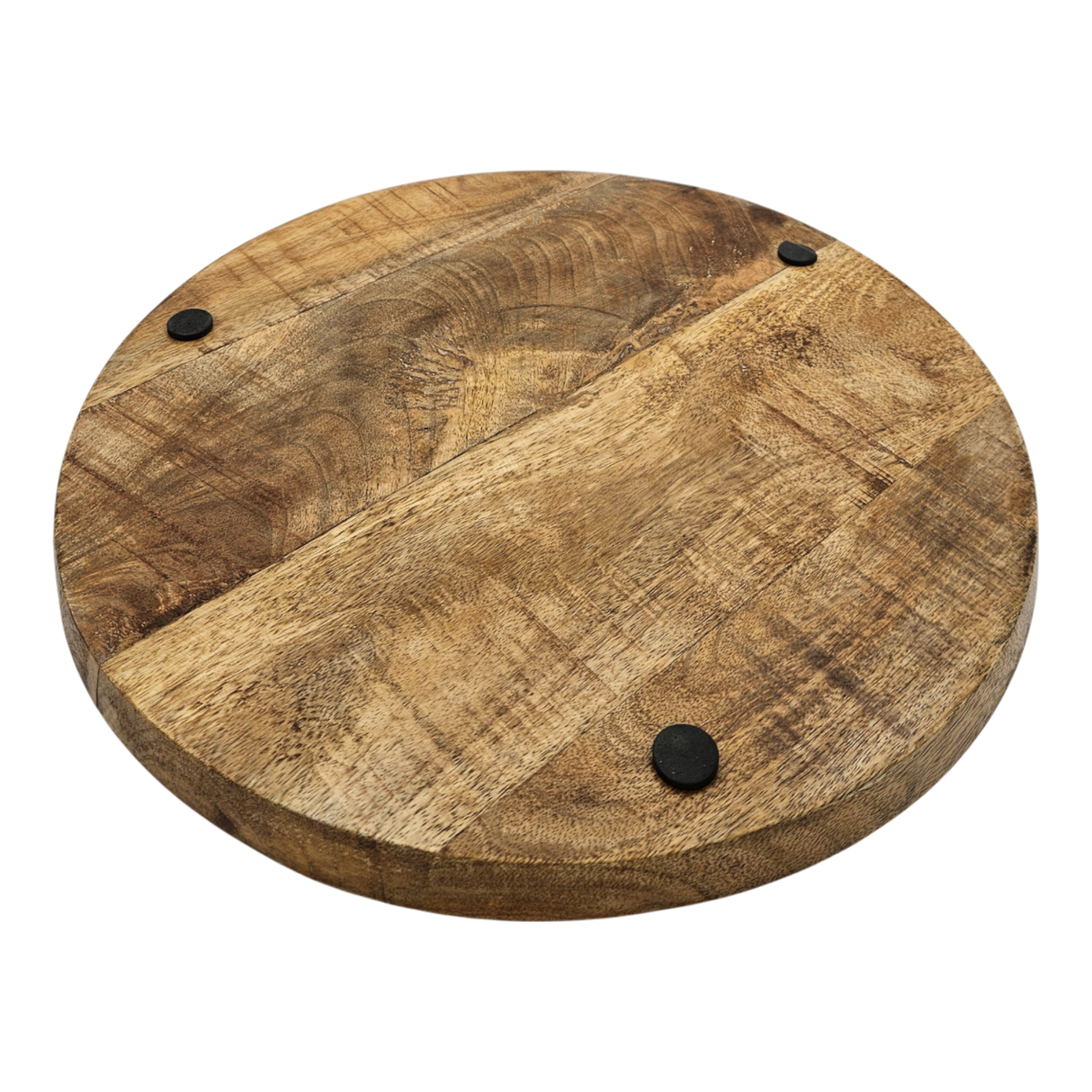 Teller Holzteller Mango Dekoteller Tischdeko Mangoholz Deko Schale Holz Ø 38 cm