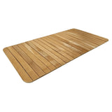 Sofatablett flexibel Bambustablett Bambus Natur anthrazit Armlehnen Schoner - Serviertablett