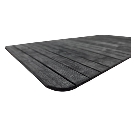 Sofatablett flexibel Bambustablett Bambus Natur anthrazit Armlehnen Schoner - Serviertablett