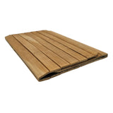 Sofatablett flexibel Bambustablett Bambus Natur anthrazit Armlehnen Schoner - Serviertablett