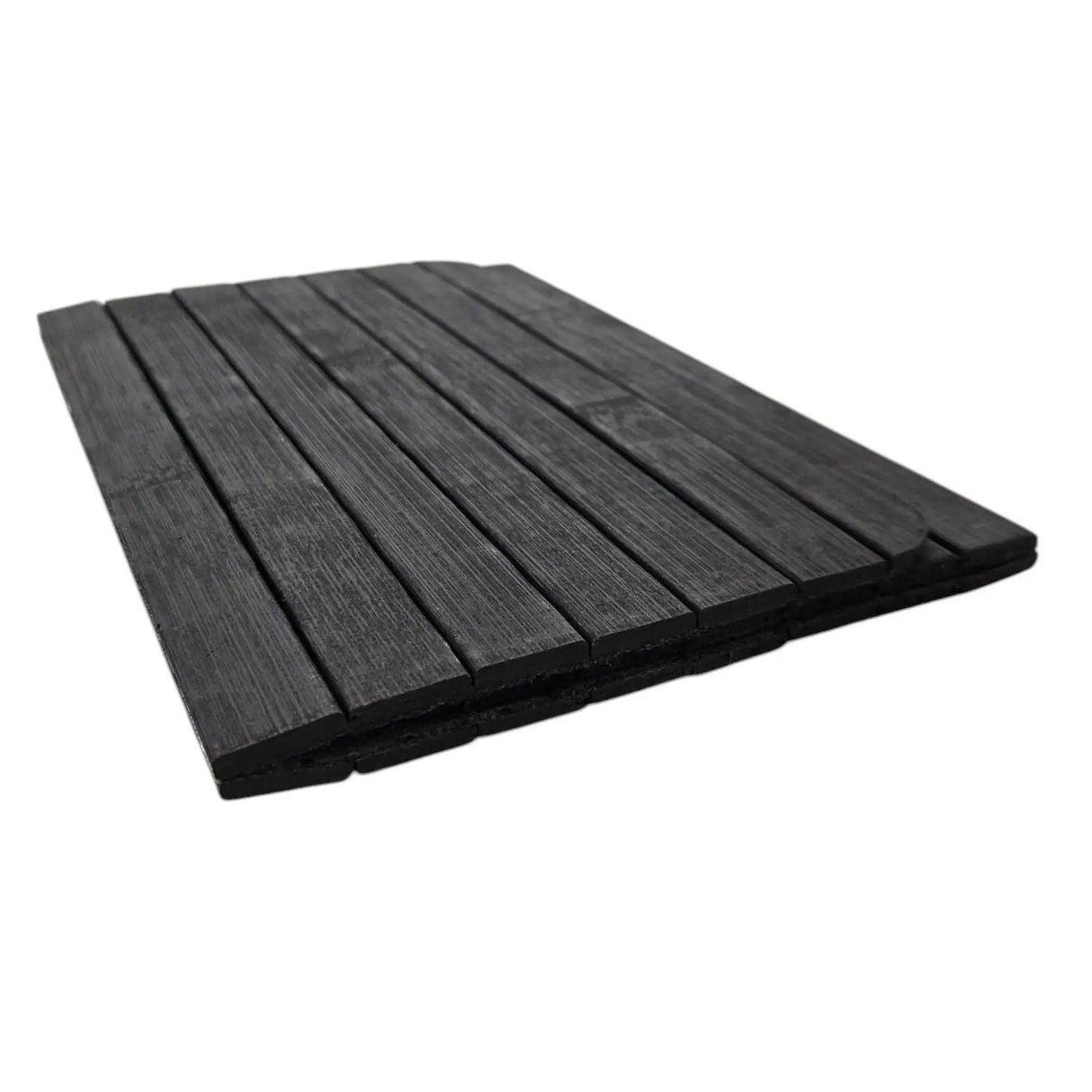Sofatablett flexibel Bambustablett Bambus Natur anthrazit Armlehnen Schoner - Serviertablett