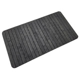 Sofatablett flexibel Bambustablett Bambus Natur anthrazit Armlehnen Schoner - Serviertablett