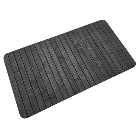 Sofatablett flexibel Bambustablett Bambus Natur anthrazit Armlehnen Schoner - Serviertablett