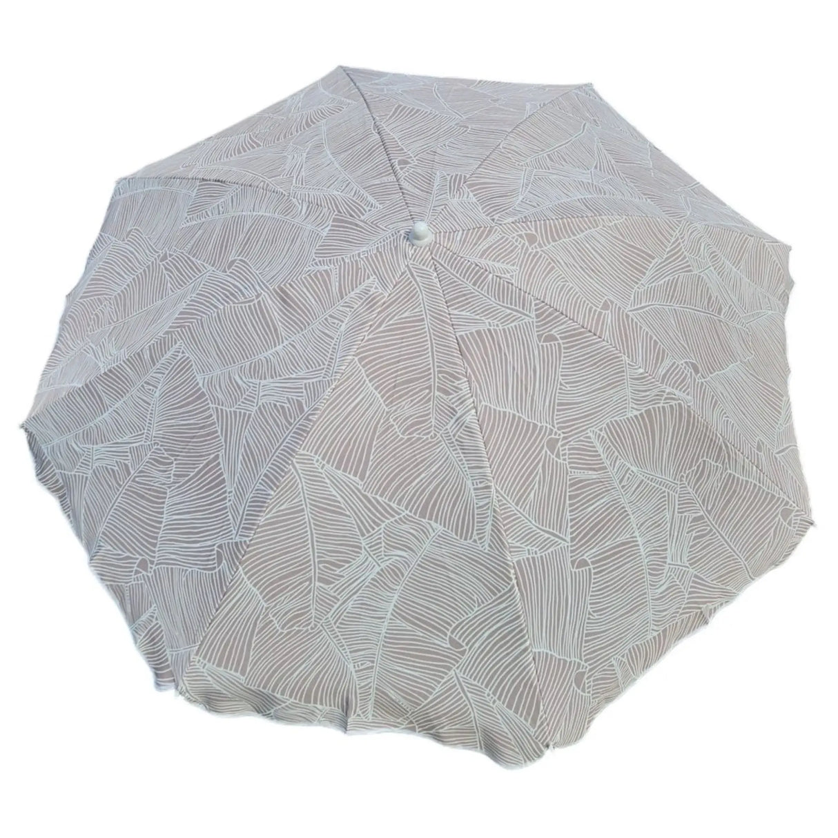 Sonnenschirm Strandschirm Balkonschirm grün creme braun 160 cm UV Schutz 30+ - Sonnenschirm