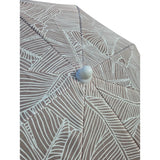 Sonnenschirm Strandschirm Balkonschirm grün creme braun 160 cm UV Schutz 30+ - Sonnenschirm