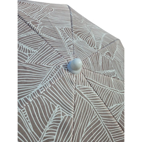 Sonnenschirm Strandschirm Balkonschirm grün creme braun 160 cm UV Schutz 30+ - Sonnenschirm