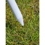 Sonnenschirm Strandschirm Balkonschirm UV Schutz 30+ gestreift 155 cm bunt - Sonnenschirm