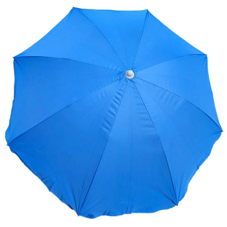 Sonnenschirm Strandschirm Strand Reise Stabil UV Schutz UPF 50+ blau 170 cm - Sonnenschirm