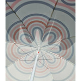 Sonnenschirm Strandschirm UV 30+ Balkonschirm grün blau Kreise Streifen - Sonnenschirm