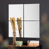 Spiegel Wandspiegel Sechseckig 6er Set Spiegelfliesen SELBSTKLEBEND 30x30 cm - Wandspiegel