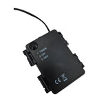 Stern LED warmweiß Weihnachtsstern Metall schwarz Metallstern Batterie Timer Ø 30 cm - Weihnachtsstern