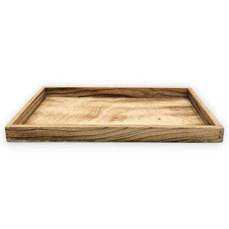 Tablett Holz 3er Set Dekotablett 30-60 cm Holztablett Serviertablett Basteln - Dekotablett