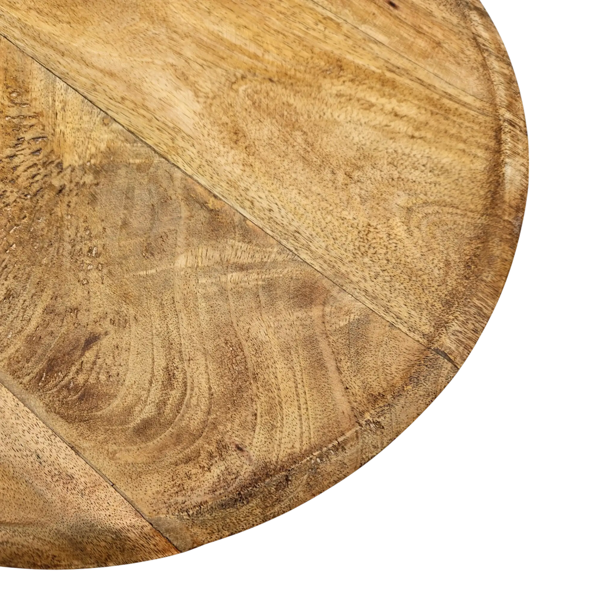 Teller Holzteller Mango Dekoteller Tischdeko Mangoholz Deko Schale Holz Ø 38 cm - Holzteller