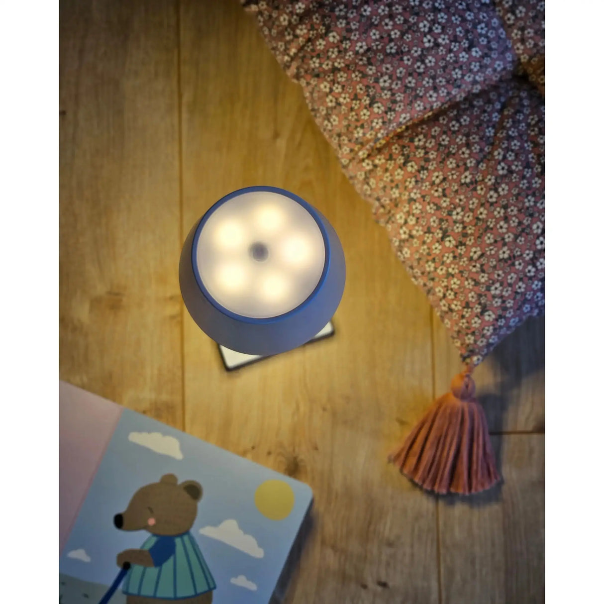 Tischleuchte Touch dimmbar LED Lampe Leuchte weiß silber kabellos Höhe 26 cm - Leuchte Touch