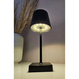 Tischleuchte Touch dimmbar LED Lampe schwarz kabellos Höhe 26 cm - Leuchte Touch