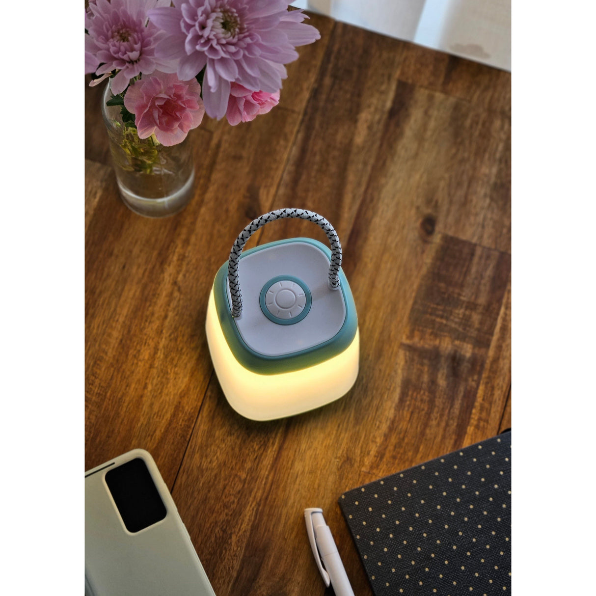 Lampe Leuchte kleine Tischleuchte LED Camping dimmbar tragbar batteriebetrieben