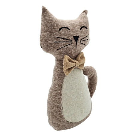 Türstopper Katze Molly Türhalter Sandfüllung Stofftier Deko Katze 30 cm - Türstopper