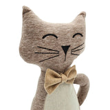 Türstopper Katze Molly Türhalter Sandfüllung Stofftier Deko Katze 30 cm - Türstopper