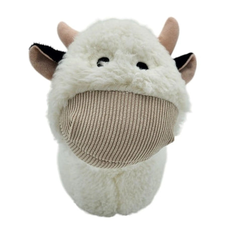 Türstopper Türsack Schaf Kuh Hund Türpuffer für Boden Stoff und Sand weiß beige - Türstopper