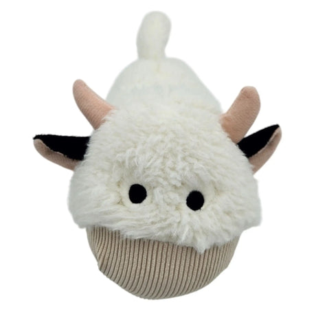 Türstopper Türsack Schaf Kuh Hund Türpuffer für Boden Stoff und Sand weiß beige - Türstopper