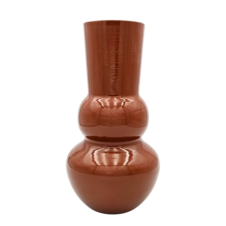 Vase Retro Zinkvase Beige Terrakotta 30x15 Blumenvase Dekovase Blumengefäß - Terrakotta - Vase