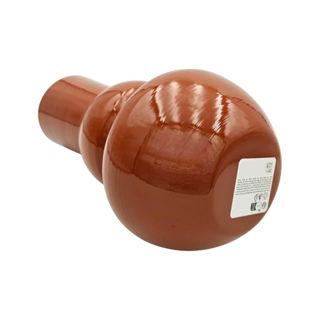 Vase Retro Zinkvase Beige Terrakotta 30x15 Blumenvase Dekovase Blumengefäß - Vase